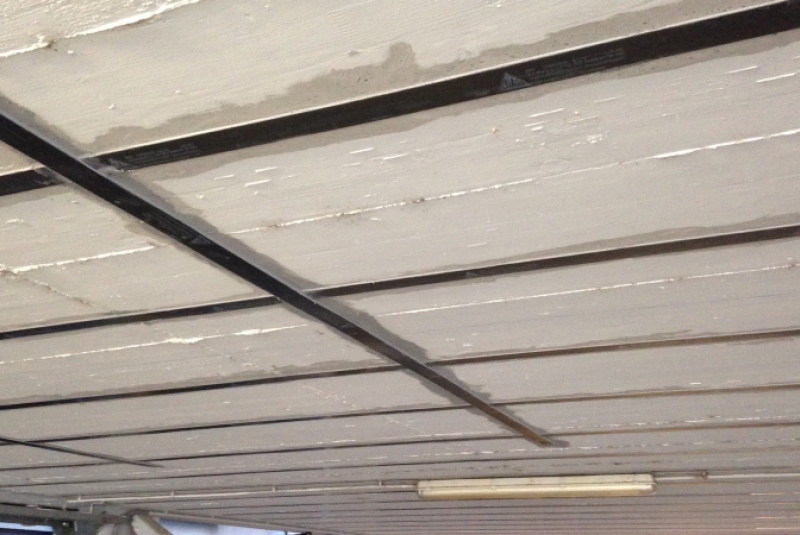 Sanácie / Spevnenie pojazdnej stropnej dosky garáže